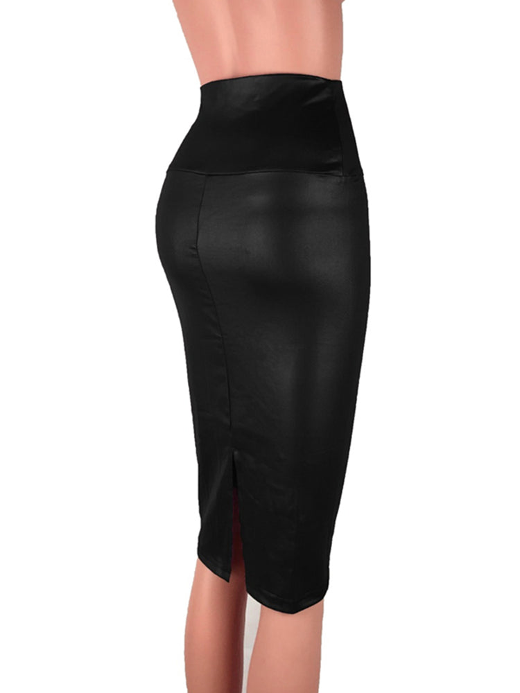 Women New Fashion Back Split  Sexy Skirt InsStreet