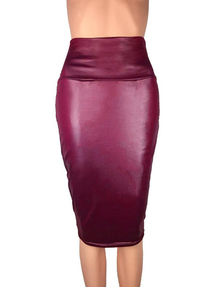 Women New Fashion Back Split  Sexy Skirt InsStreet