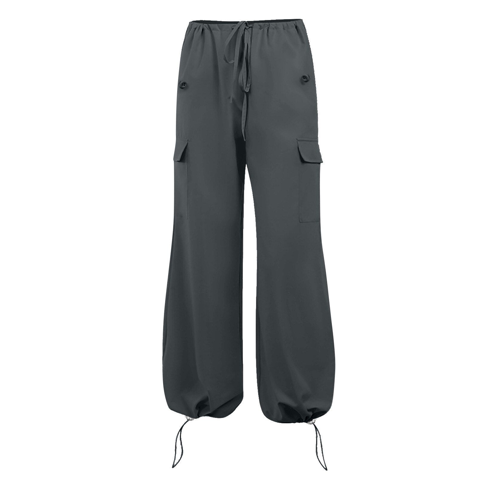 Cargo Pants Straight Wide Leg Loose Casual Trousers InsStreet