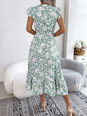 Sleeveless V Neck Summer A Line Midi Dress Boho Dress InsStreet