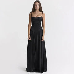 Sexy Bandage Lace Up Sleeveless Party Robe Maxi Dress InsStreet