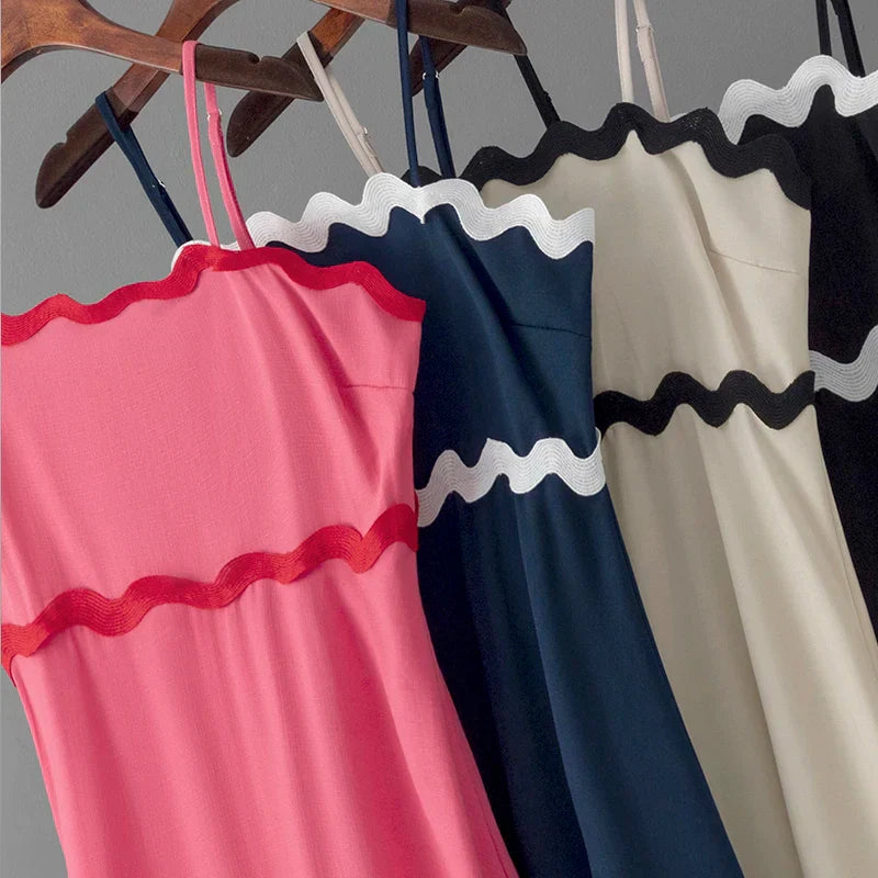 New Fashion Sexy Strapless Strap Women Long Boho Dress InsStreet