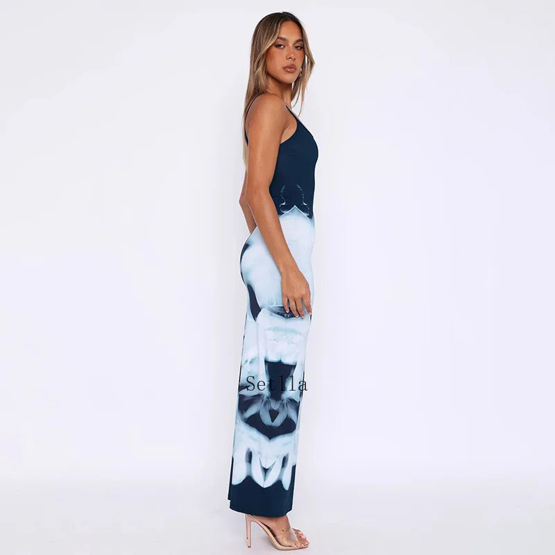 Fashion Sleeveless Slip Long Maxi Dress InsStreet