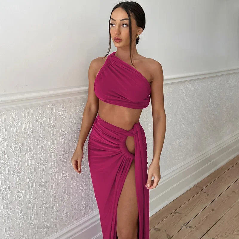 Fashion Asymmetric Sleeveless Maxi Dress InsStreet