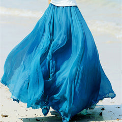 Fashion Chiffon Long Skirts InsStreet