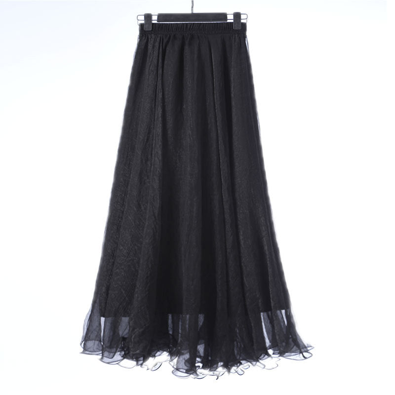 Fashion Chiffon Long Skirts InsStreet