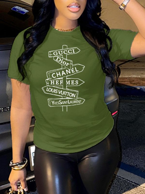 Logo Print Tee Ins Street