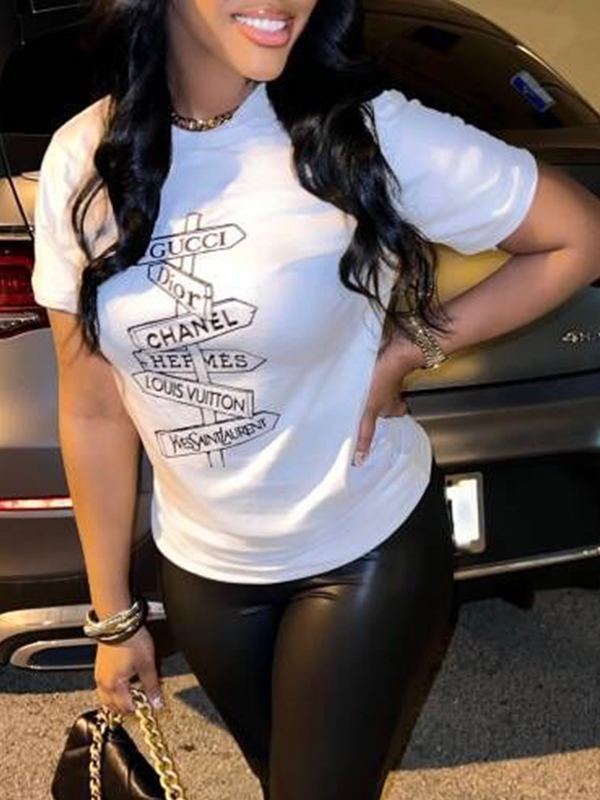 Logo Print Tee Ins Street