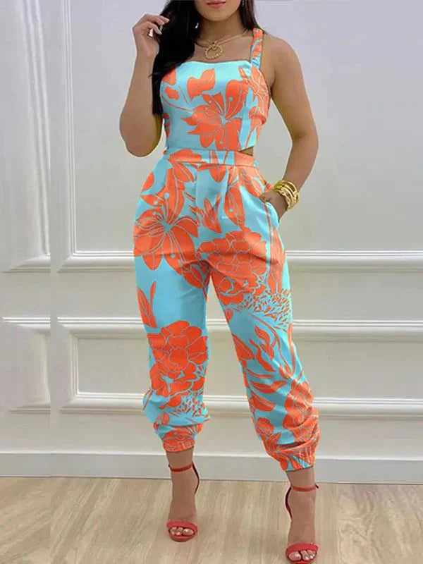 Tied Back Jogger Jumpsuit Ins Street