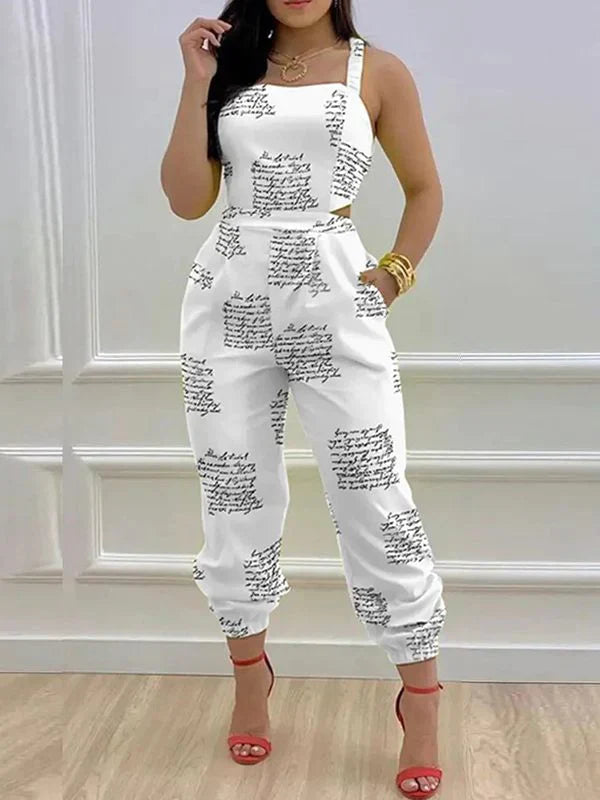 Tied Back Jogger Jumpsuit Ins Street