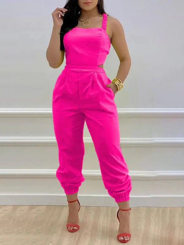 Tied Back Jogger Jumpsuit Ins Street