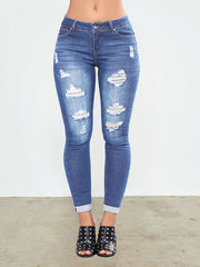 Distressed Skinny Jeans--Clearance Ins Street