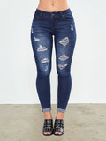 Distressed Skinny Jeans--Clearance Ins Street