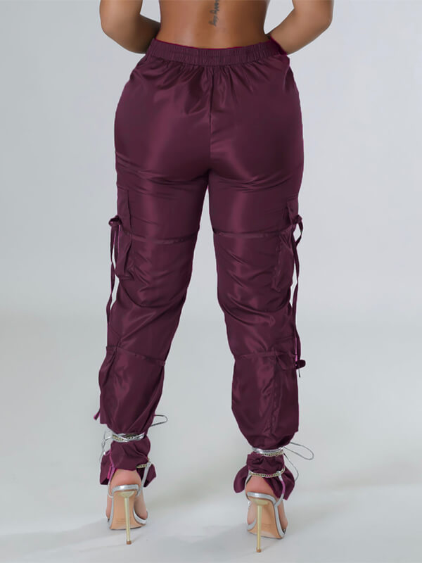 Zip-Front Cargo Pants Ins Street