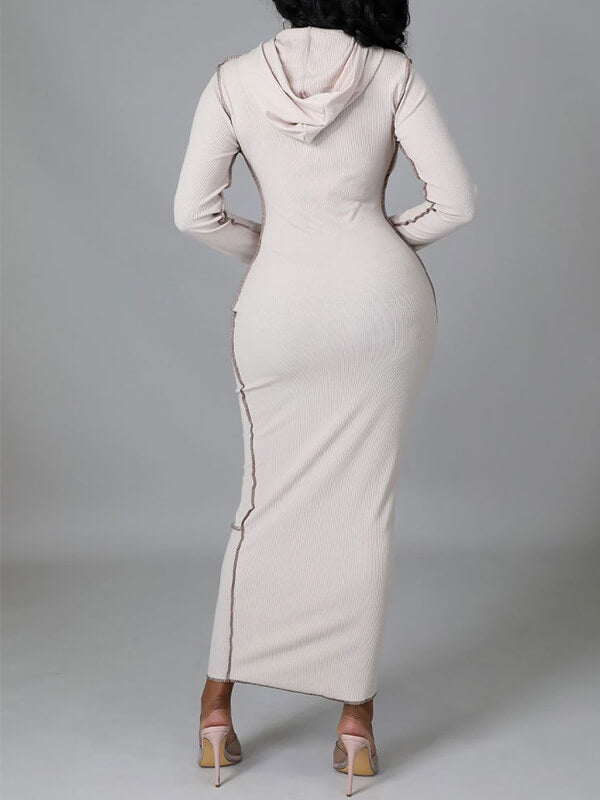 Inside-Out Hooded Dress Ins Street