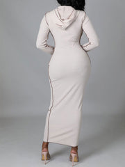 Inside-Out Hooded Dress Ins Street