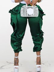 Frilled Combo Pants Ins Street