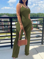 Solid Cami Jumpsuit Ins Street