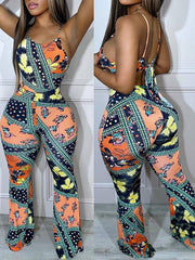 Printed Cami Jumpsuit Ins Street