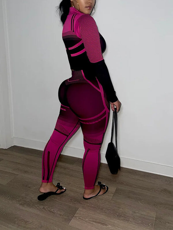 Printed Zip Top & Pants Set--Clearance Ins Street