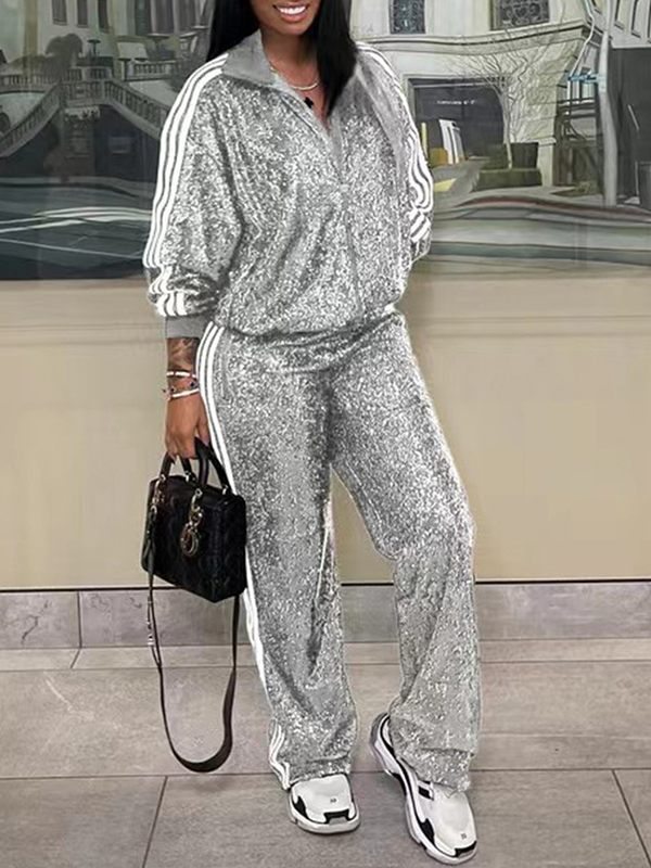 Sequin Jacket & Pants Set--Clearance Ins Street