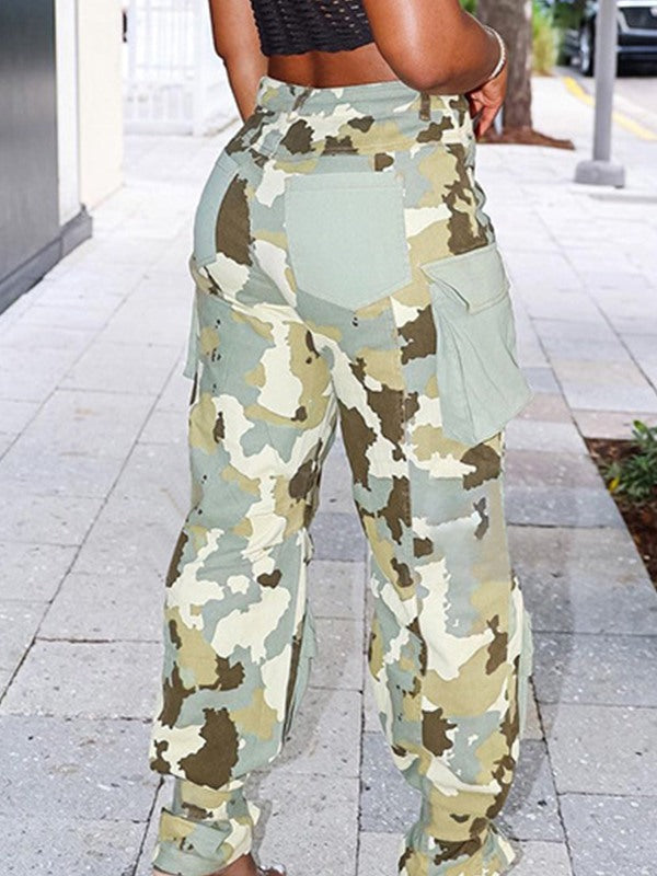 Camo Cargo Pants Ins Street