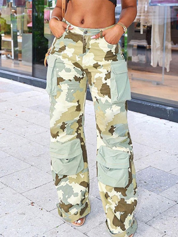 Camo Cargo Pants Ins Street