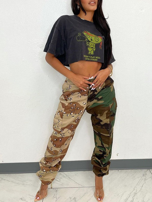 Camo Combo Cargo Pants Ins Street