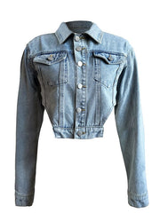 Asymmetric Denim Jacket Ins Street