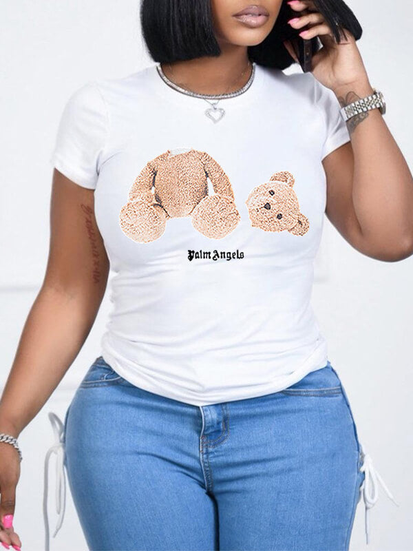 Bear Printed Tee Ins Street