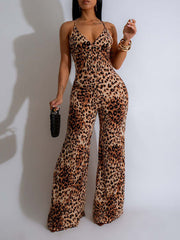 Leopard Cami Jumpsuit Ins Street