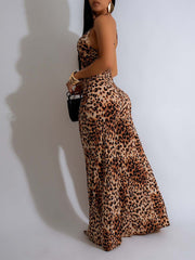 Leopard Cami Jumpsuit Ins Street