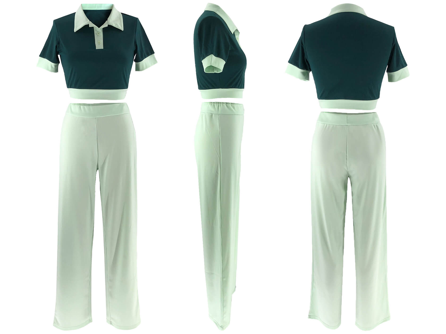 Polo Top & Pants Set Ins Street
