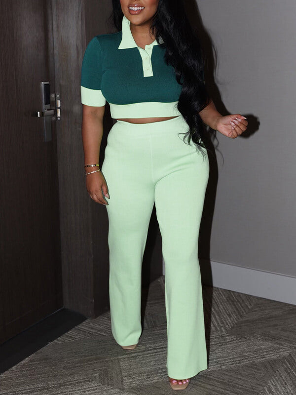 Polo Top & Pants Set Ins Street