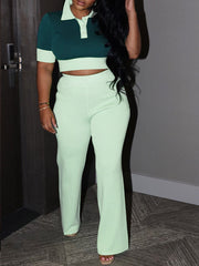 Polo Top & Pants Set Ins Street