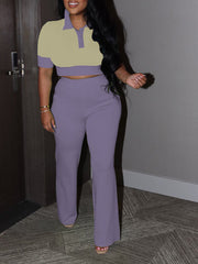 Polo Top & Pants Set Ins Street