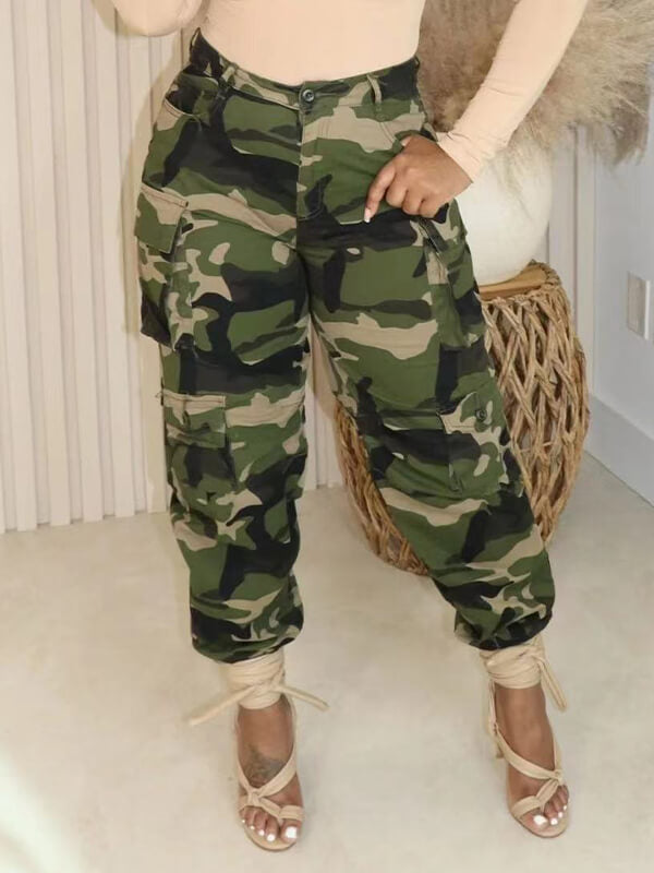 Camo Cargo Pants Ins Street