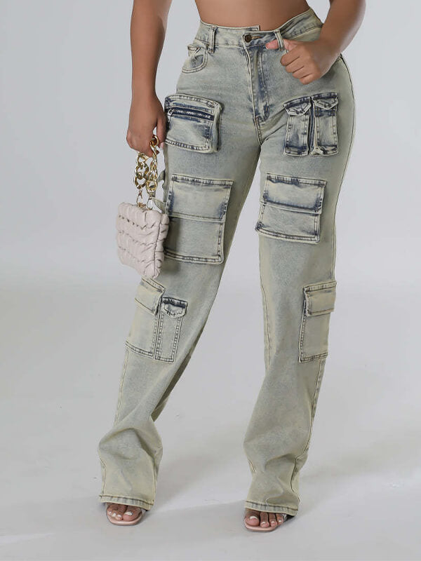 Vintage Cargo Jeans Ins Street