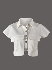 White Cargo Shirt Ins Street