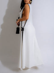 Sleeveless Tunic Top & Pants Set Ins Street