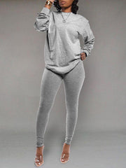 Sweatshirt & Leggings Set Ins Street