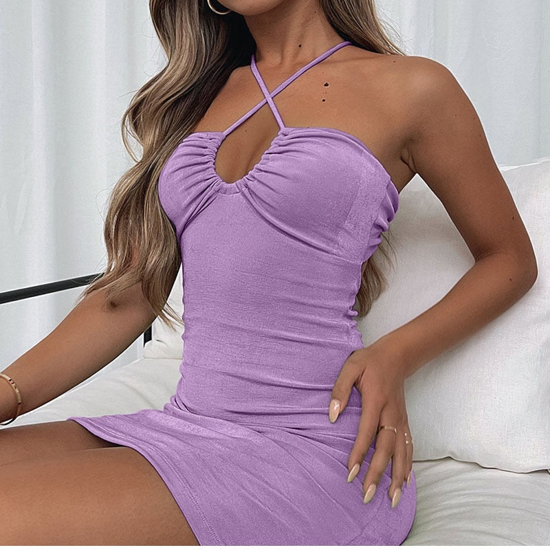 Sleeveless Cut Out Sexy Summer Dress InsStreet