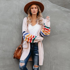 Phillip Pocketed Striped Knit Cardigan - FINAL SALE DAVI-001