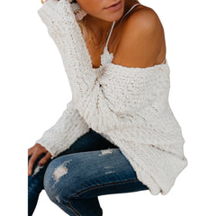 Sealed With A Bow Chunky Knit Sweater - Ivory Ins Street