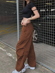 Women Fashion Casual Drawstring y2k Pants InsStreet