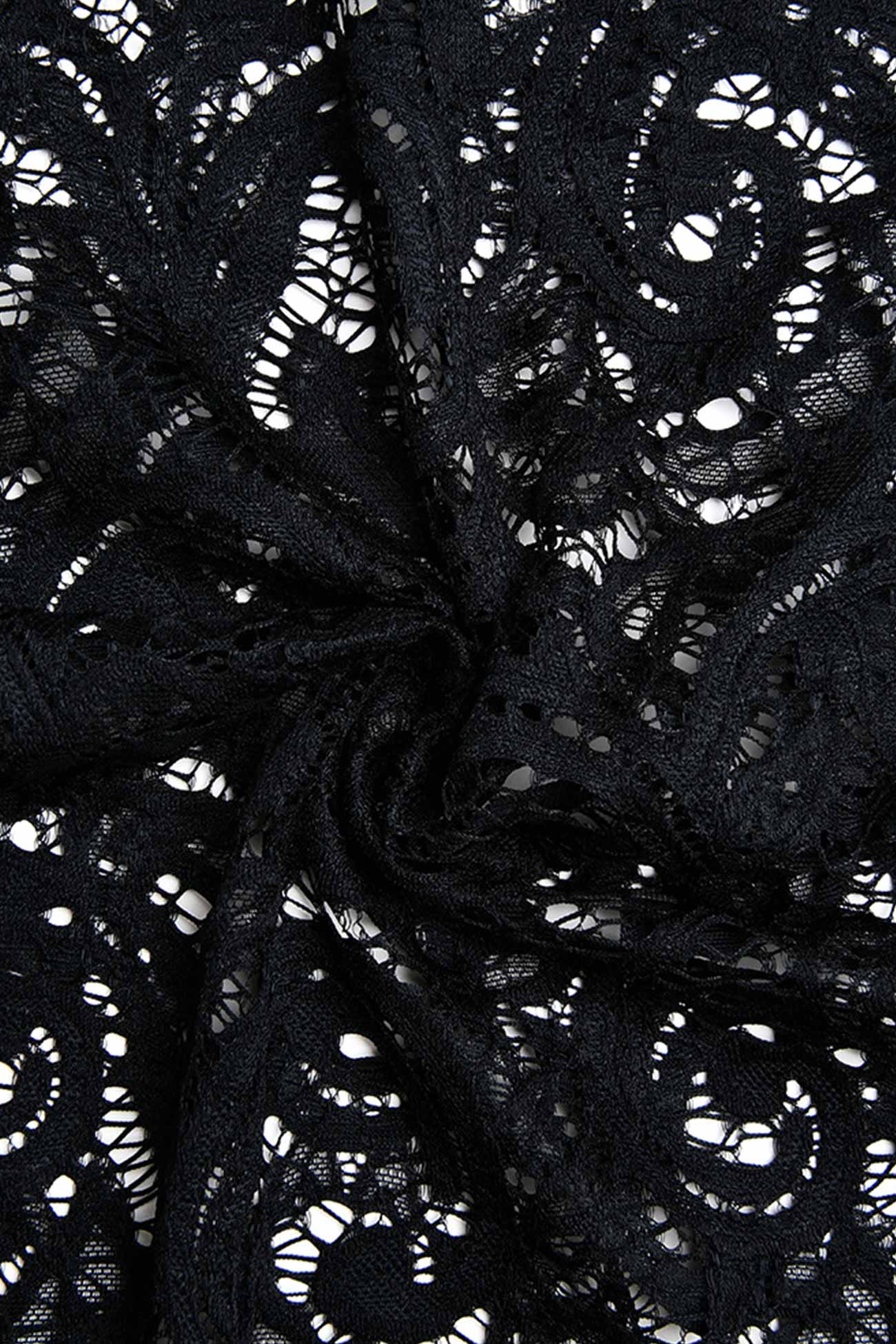 V Neck Lace Flare Sleeve Dress InsStreet