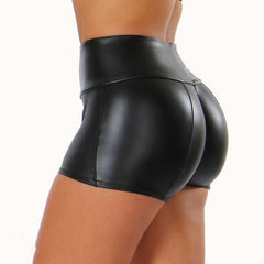 High Waist Bodycon Push Up Black Shorts InsStreet