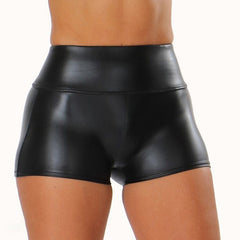 High Waist Bodycon Push Up Black Shorts InsStreet