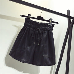 New High Waist Laced Up Shorts InsStreet