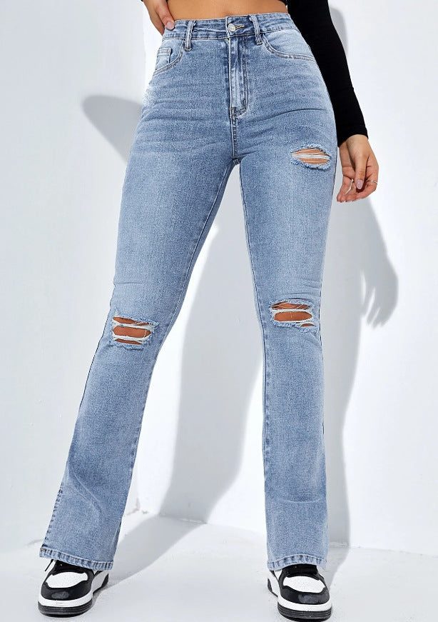 Makin' Me Crazy Mom Jeans - Medium Blue Wash Ins Street